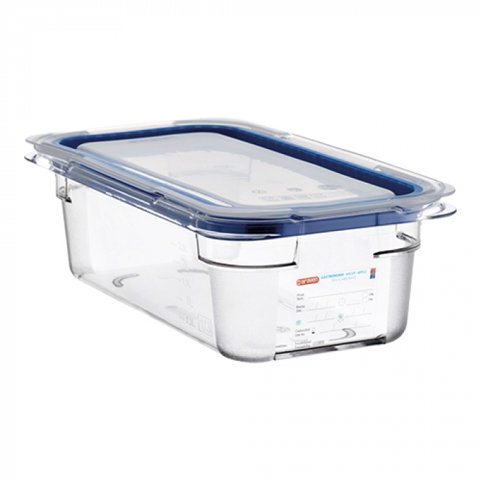 Araven Lebensmittelbehälter GN 1/3 100mmh - 3.7L + Silikondichtung